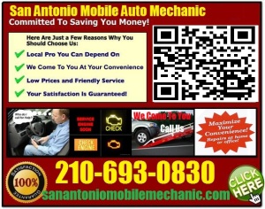 Mobile Mechanic Boerne Texas Auto Car Repair Service shop on wheels