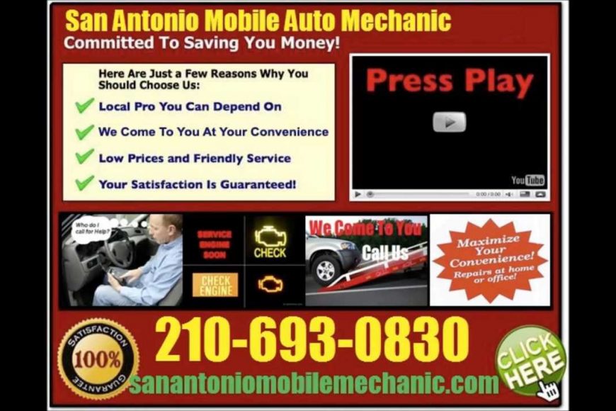 San Antonio Mobile Mechanic Auto Car Repair Service | Pre Purchase Vehicle Inspection