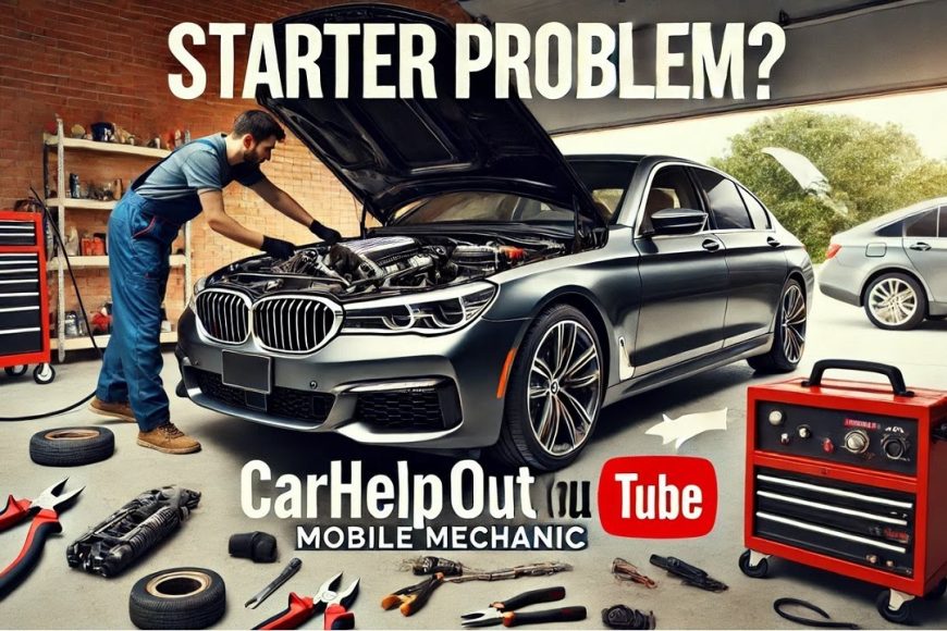 2017 BMW 750i xdrive Starter Vehicle Problems | San Antonio Mobile Mechanic